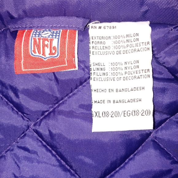 NWOT NFL Raven's Coat - Picture 4 of 5